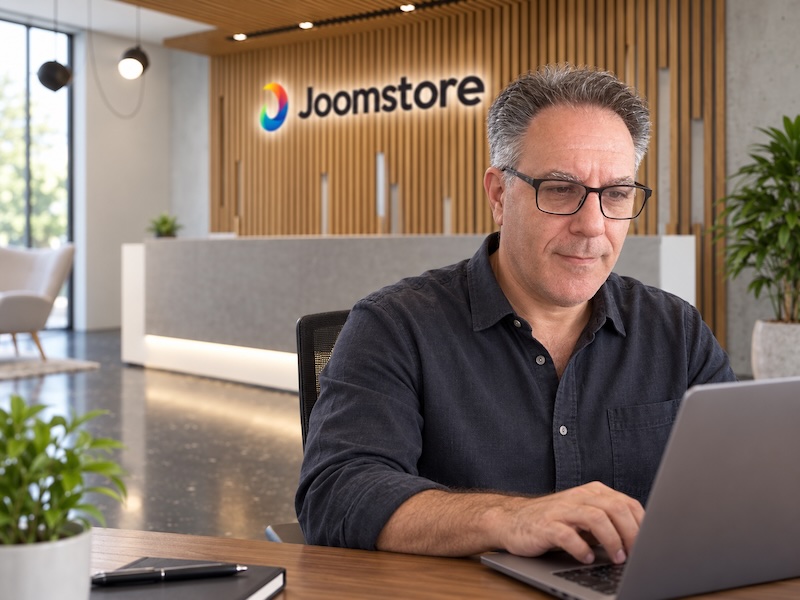 Noah Greenstone, Founder and Principal Consultant of Joomstore Digital, writing the Joomstore newsletter